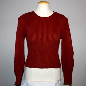 Dynamite Bubble Sleeve Sweater